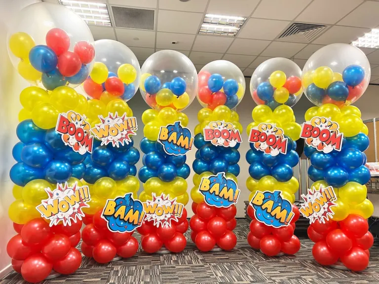 Balloon Pillars Decoration in Singapore