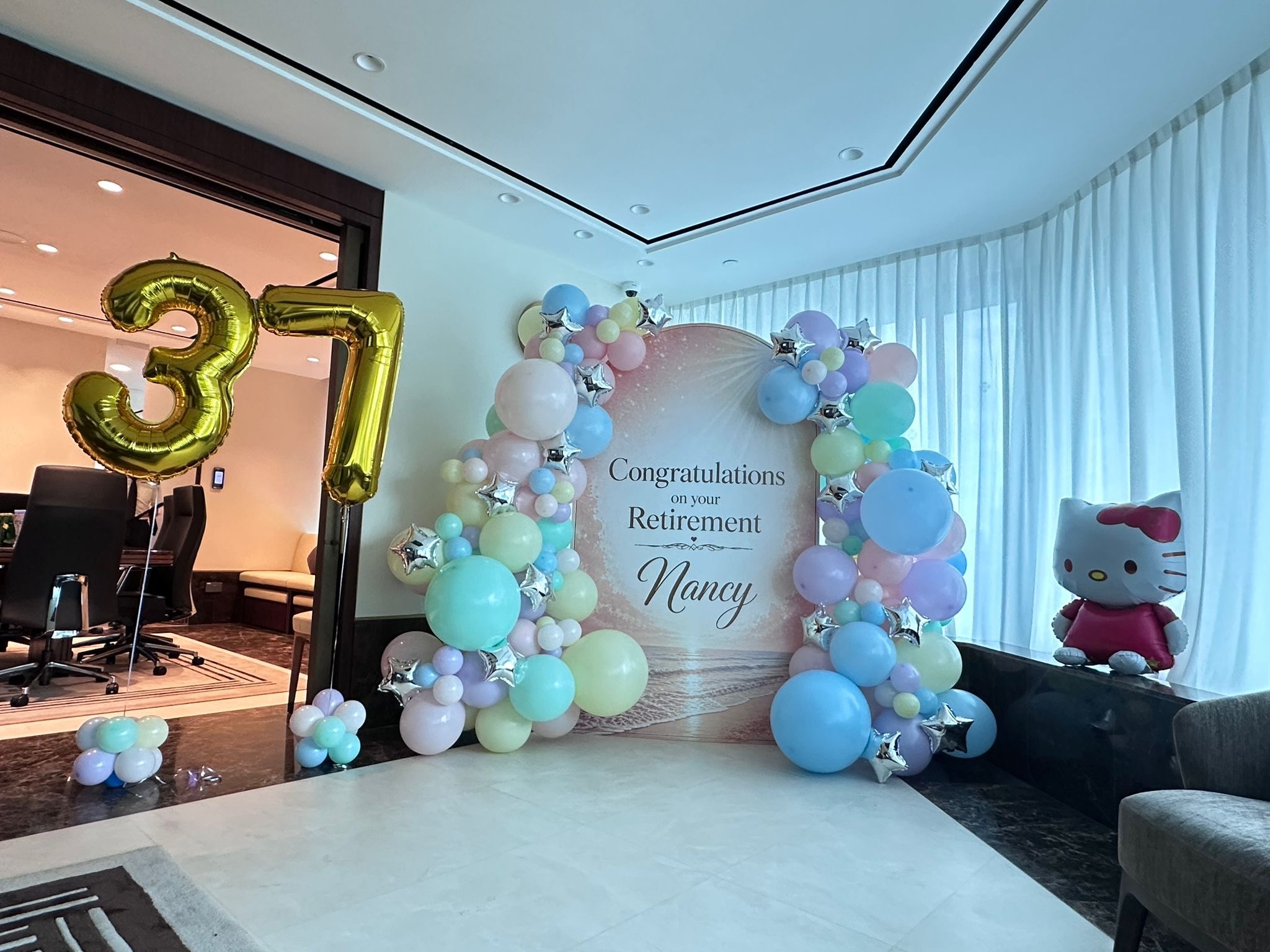 Themed character balloon styling by Thatballoons Singapore
